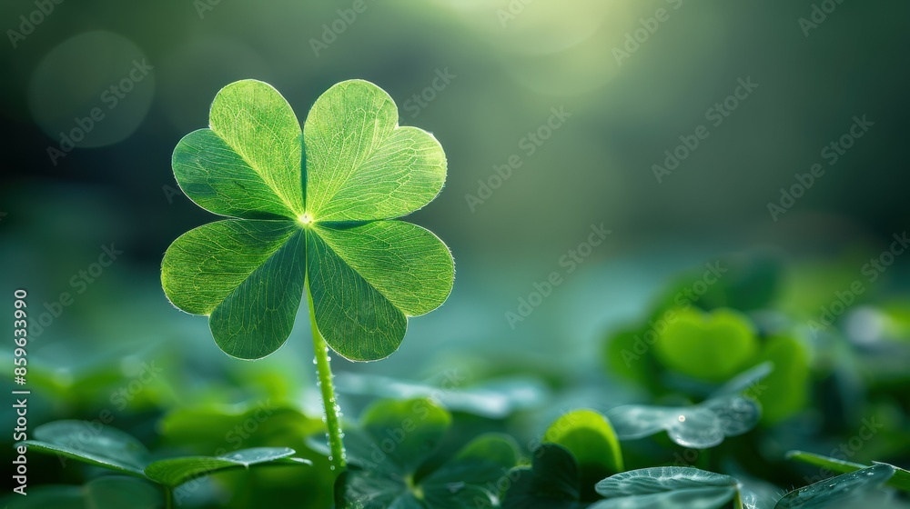 Shamrock in Green Field Shamrock in Green Field