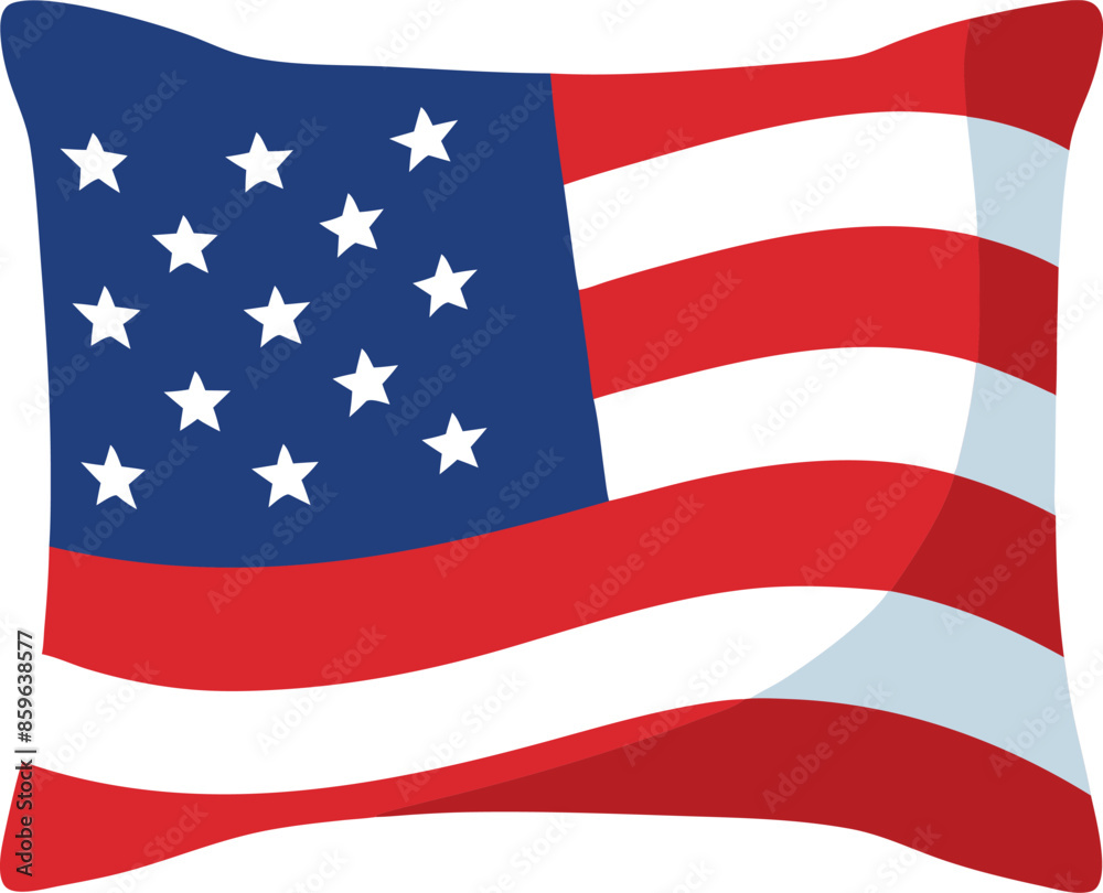 Obraz premium 4th Of July decorative elements 