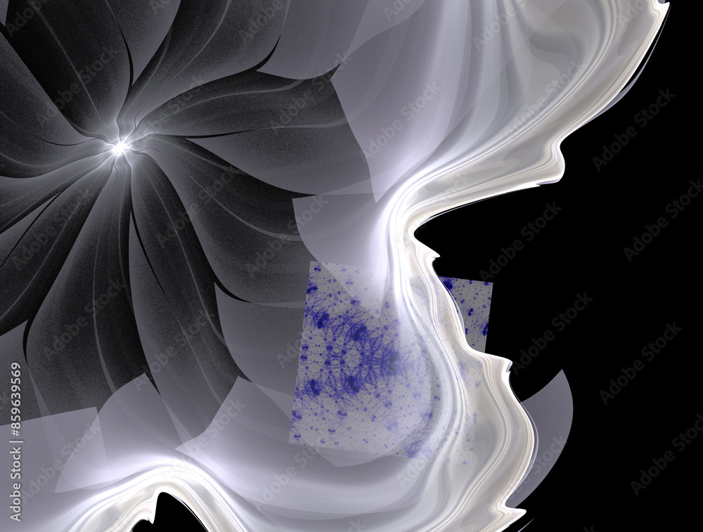 Obraz premium Imaginatory fractal abstract background Image