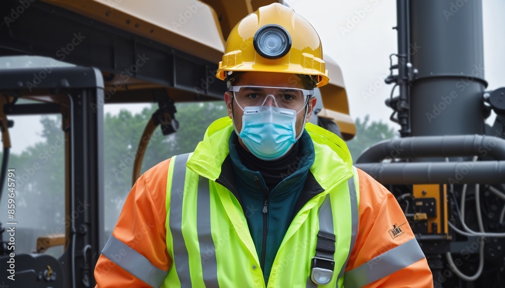 Fototapeta premium Protecting Workers on Construction Sites