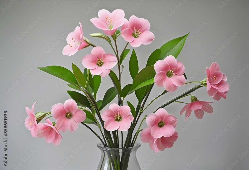 Naklejka premium Blooming Beauty: A Guide to Chic Floral Arrangements