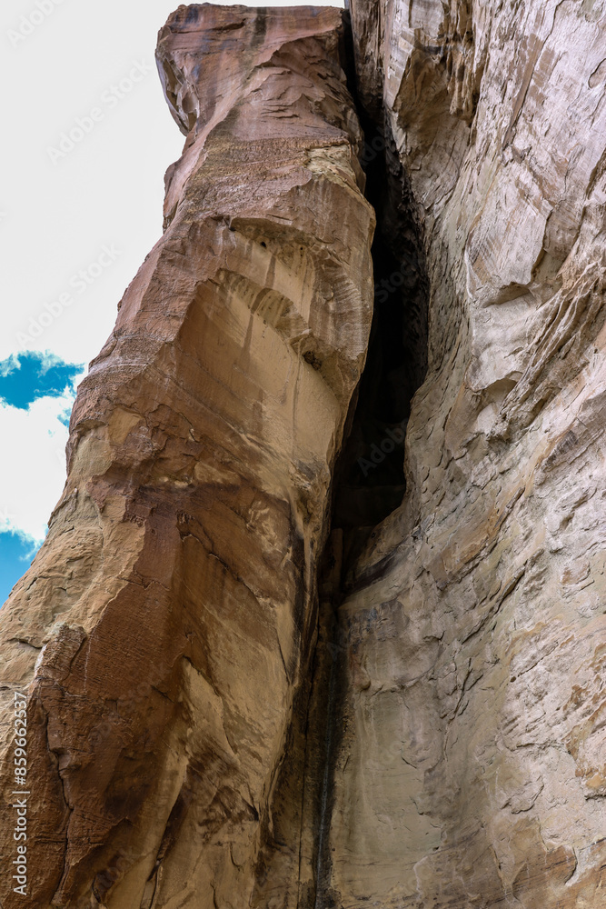 Oasis in the desert at El Morro National Monument. Oasis in the desert at El Morro National Monument.