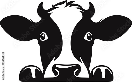 Peeking Cow