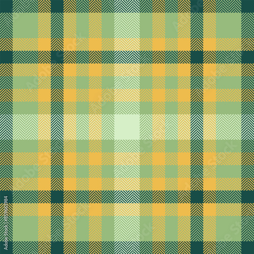 Textile vector texture of check pattern background with a plaid seamless tartan fabric.
