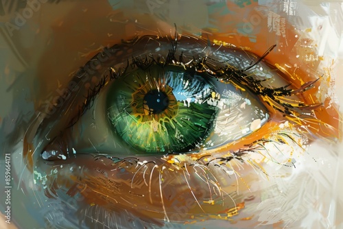 Abstract Eye Art