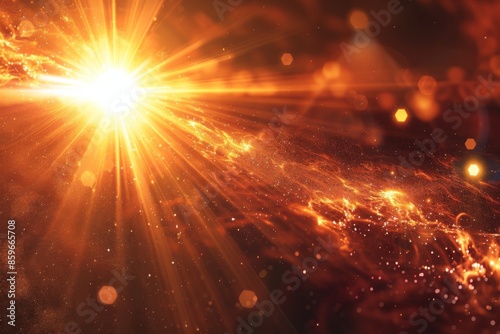 Radiant Cosmic Explosion