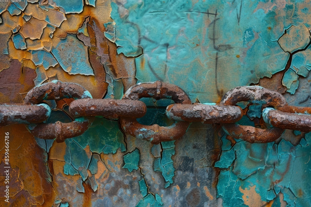 Wood and chain backdrop texture. Wood and chain backdrop texture.