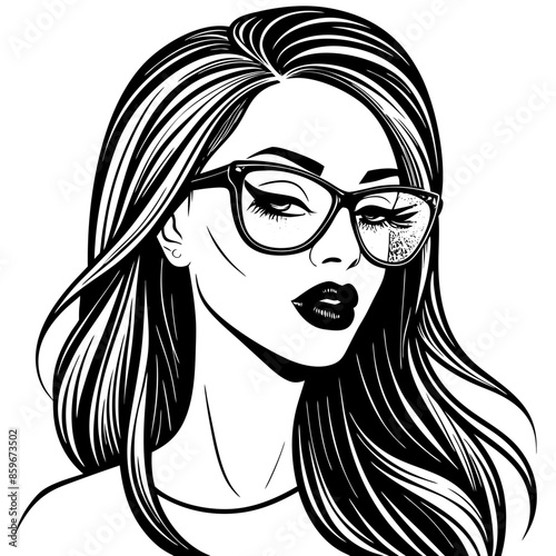 beautiful-woman--long-eyelashes--perfect-lips--coo