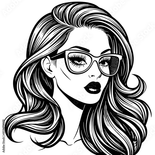 beautiful-woman--long-eyelashes--perfect-lips--coo