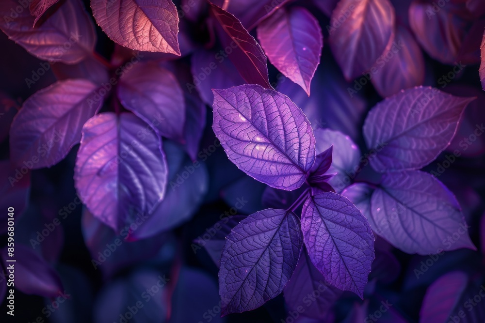 Moody purple foliage