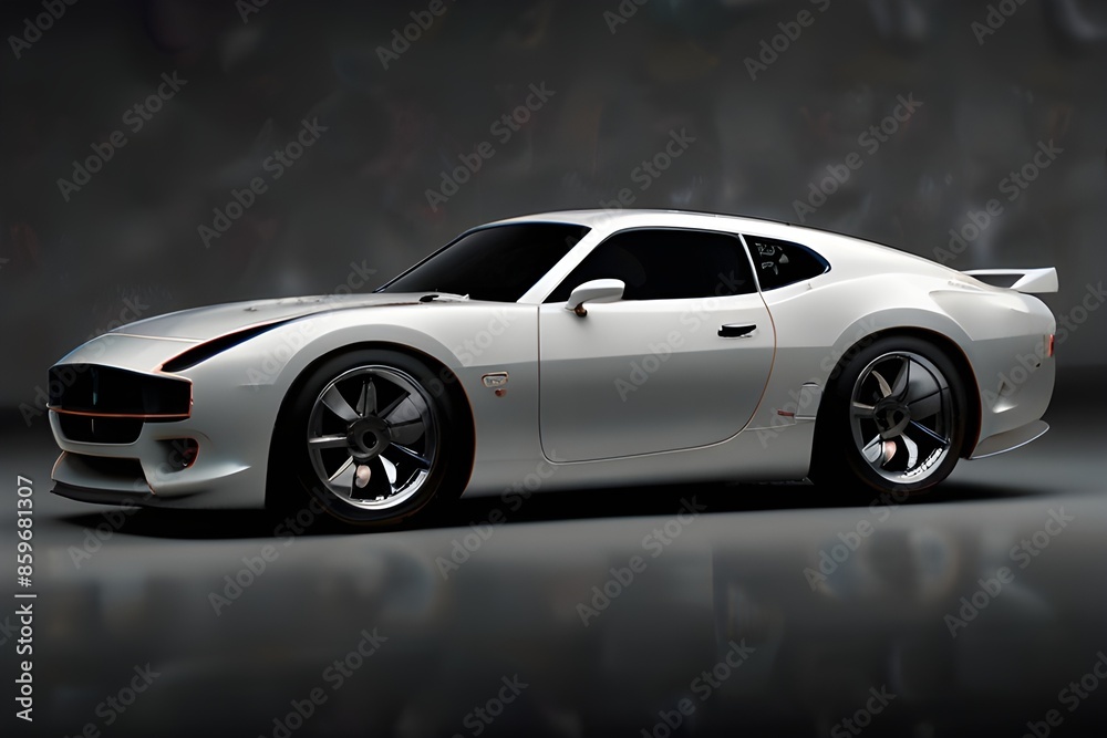 silver sports car silver sports car