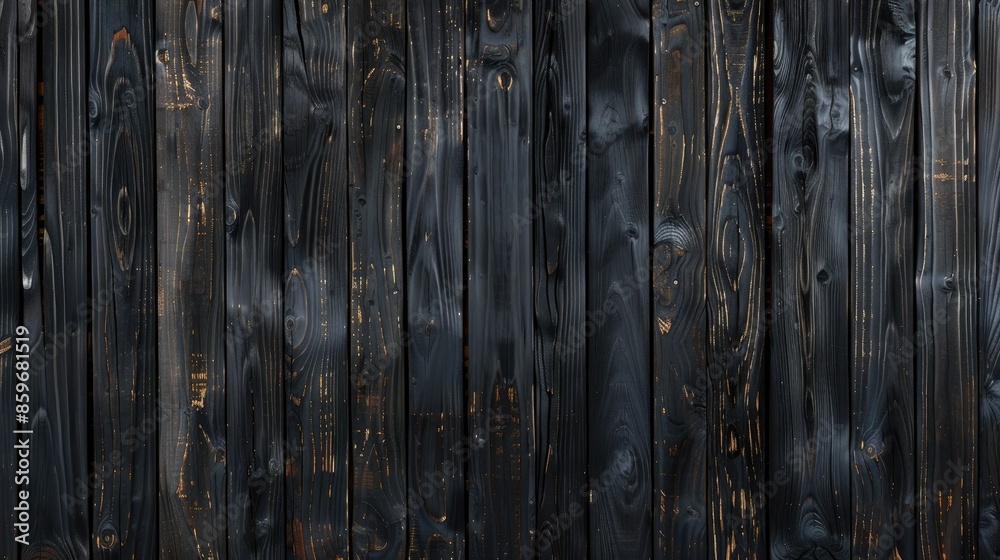 Fototapeta premium Dark wooden texture background for design