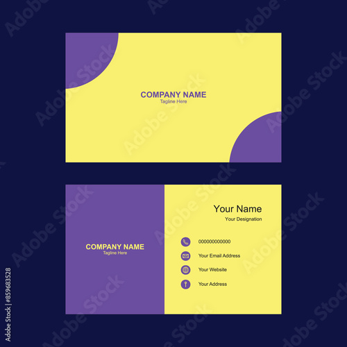Modern Business Card Template Design
