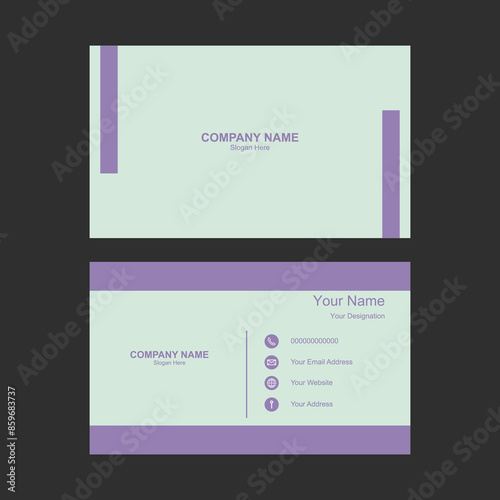 Simple Business Card Template Design