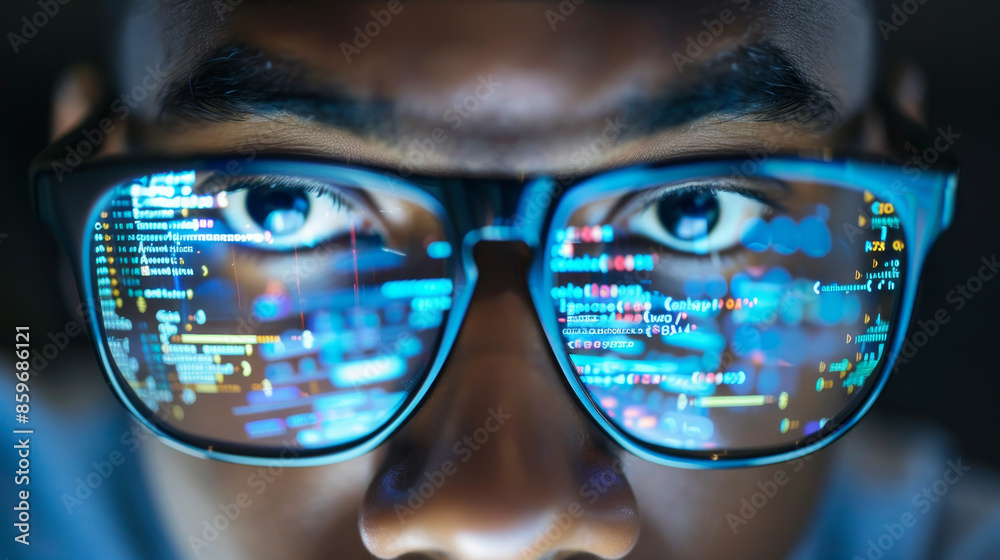 Concept of technology and the idea of being immersed in a digital world Concept of technology and the idea of being immersed in a digital world