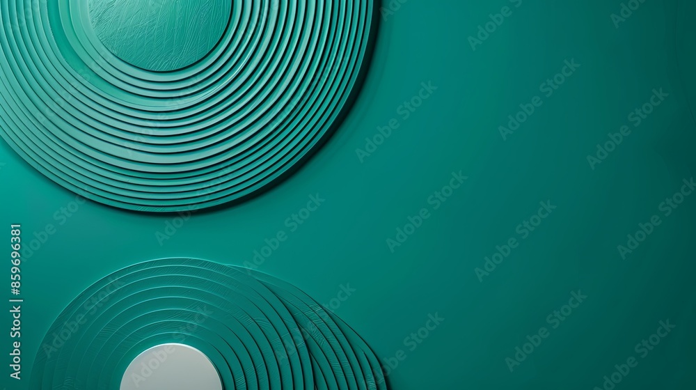 Teal Green Minimalist Abstract Lines Background With White Space Teal Green Minimalist Abstract Lines Background With White Space