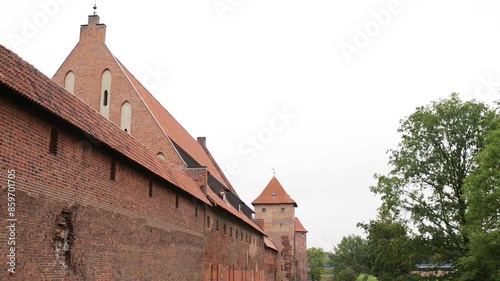 Castle of the Teutonic Order in Malbork, Poland photo