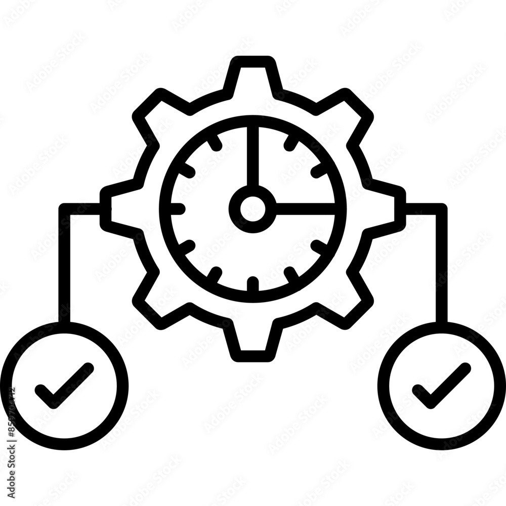 Time Management Icon Time Management Icon