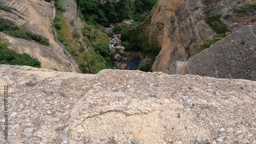 View from Puente Nuevo of Ronda , Spain 
