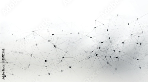Technology abstract background. Minimalist backdrop. Plexus mesh geometric background. Dots connected by lines. Genrative AI