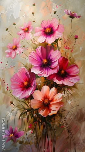 Symbolic Meaning of Fuchsia Cosmos Flowers