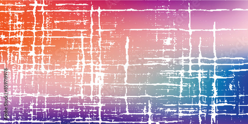 Grunge texture of coarse linen fabric. Burlap close-up. Vector illustration. Overlay template.