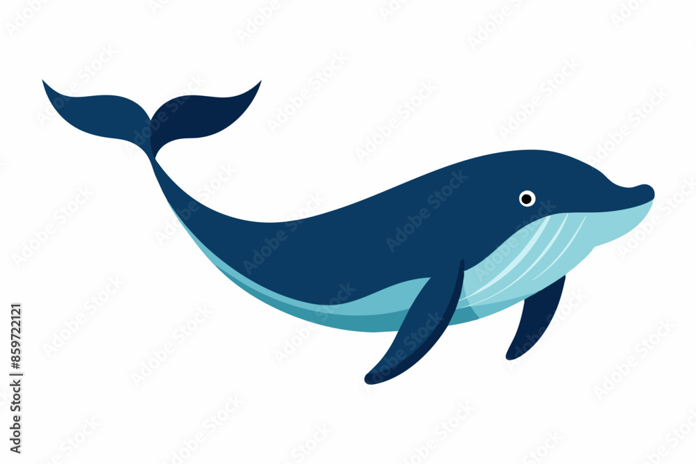 Blue whale isolated on white background. Concept of ocean animal illustration, marine life, underwater, kids art. Print, icon, logo, digital art, element for design. Blue whale isolated on white background. Concept of ocean animal illustration, marine life, underwater, kids art. Print, icon, logo, digital art, element for design.