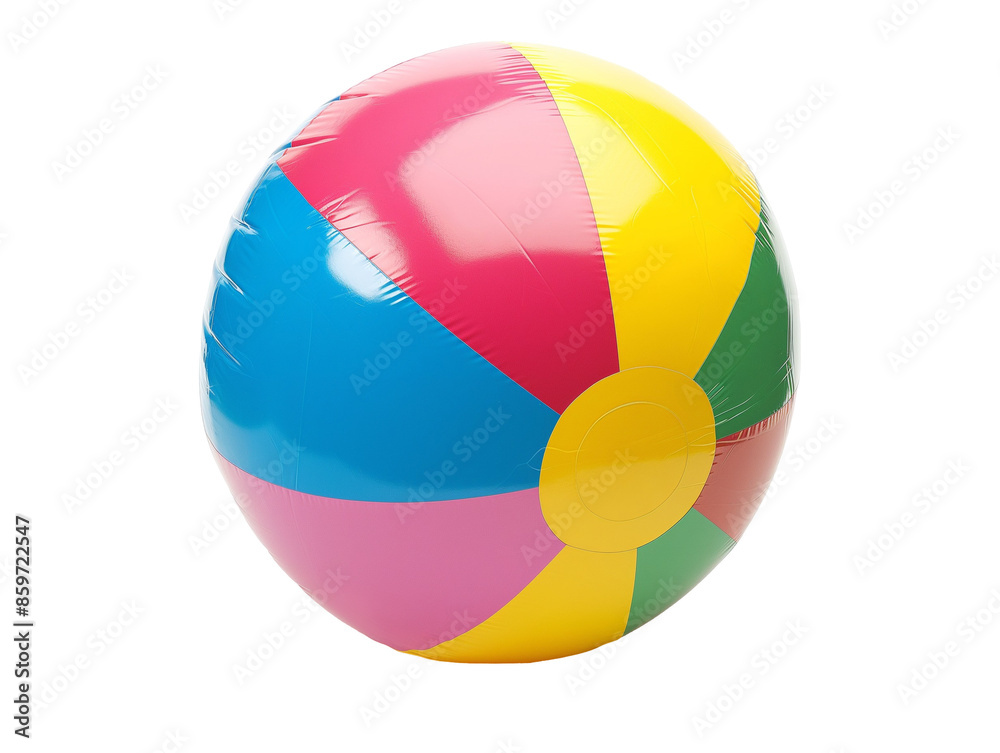 Inflatable Beach Ball | Isolated on Transparent & White Background | PNG File with Transparency Inflatable Beach Ball | Isolated on Transparent & White Background | PNG File with Transparency