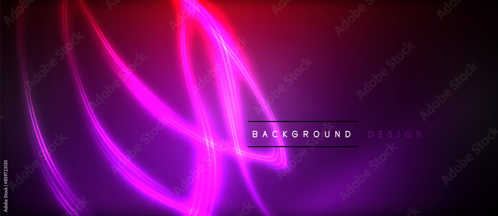 Neon glowing circle rays, light round lines in the dark, planet style neon wave lines. Energetic electric concept design for wallpaper, banner, background Neon glowing circle rays, light round lines in the dark, planet style neon wave lines. Energetic electric concept design for wallpaper, banner, background