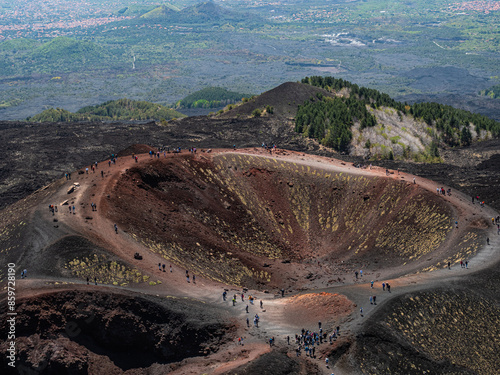 Crateri Silvestri, secondary craters of the Etna volcano