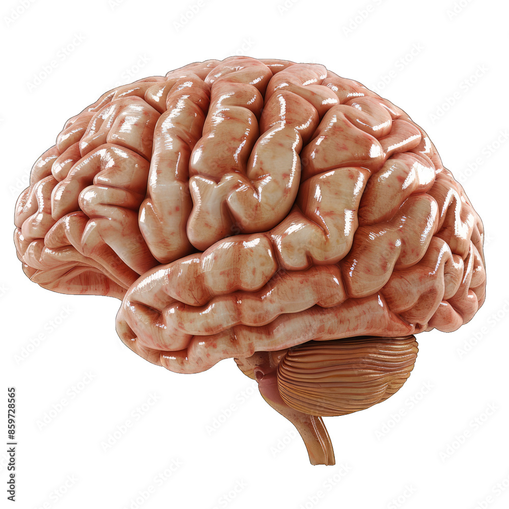 3d rendered illustration of human brain 3d rendered illustration of human brain