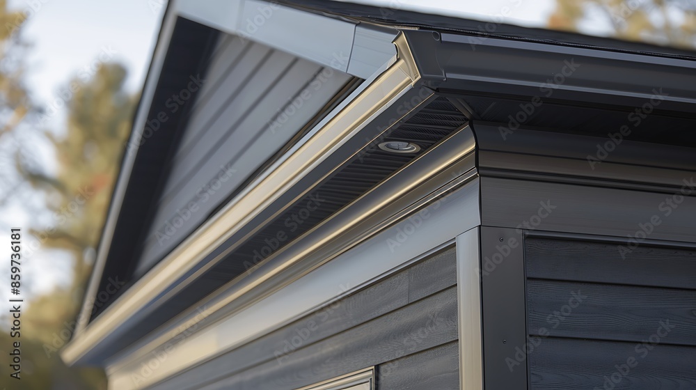 Obraz premium fiber cement siding repair workshop, showcasing tools and techniques for maintaining and extending the life of the siding
