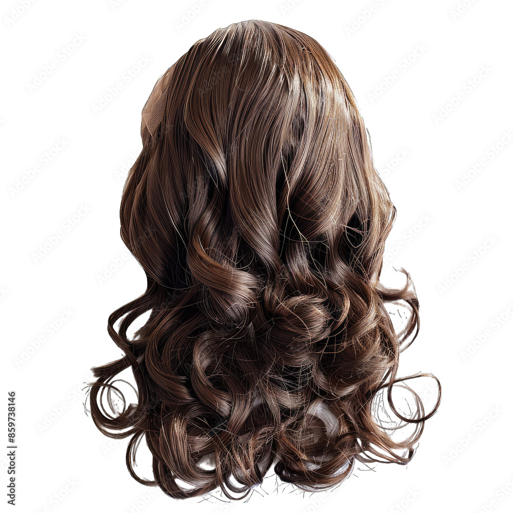 long hair isolated on white long hair isolated on white