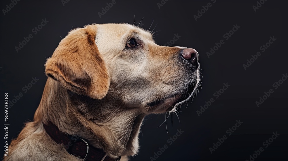 a dog with a dog collar a dog with a dog collar