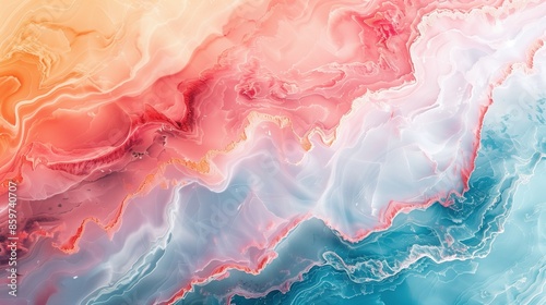 Rainbow colorful abstract natural stone geode fluid texture wallpaper background pink gold blue yellow grey dark red marble luxury rich