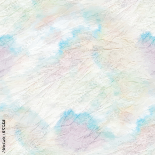 Tie Dye Cloud. Cloud Watercolor Texture. Light White Effect. Tie Dye Design Texture. Tie Dye Watercolour. Shibori Pattern. Gray Seamless Cloud. Blue Light Pattern. Grey Vector Pattern. Blue Sky Light.