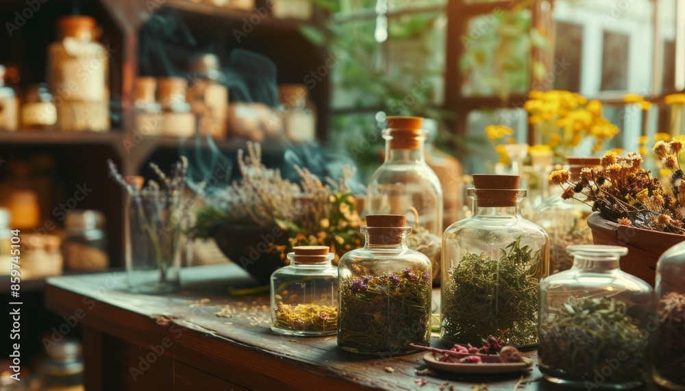 organic cosmetics, dried herbs, soothing incense promote organic cosmetics, dried herbs, soothing incense promote