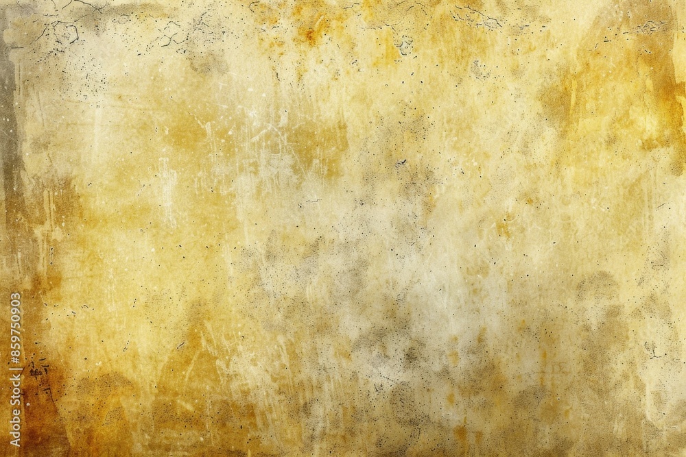 Rough textured background in yellow and beige tones with cracks, scratches and stains, creating a vintage or antique effect. Perfect for adding a touch of age and history to any project Rough textured background in yellow and beige tones with cracks, scratches and stains, creating a vintage or antique effect. Perfect for adding a touch of age and history to any project