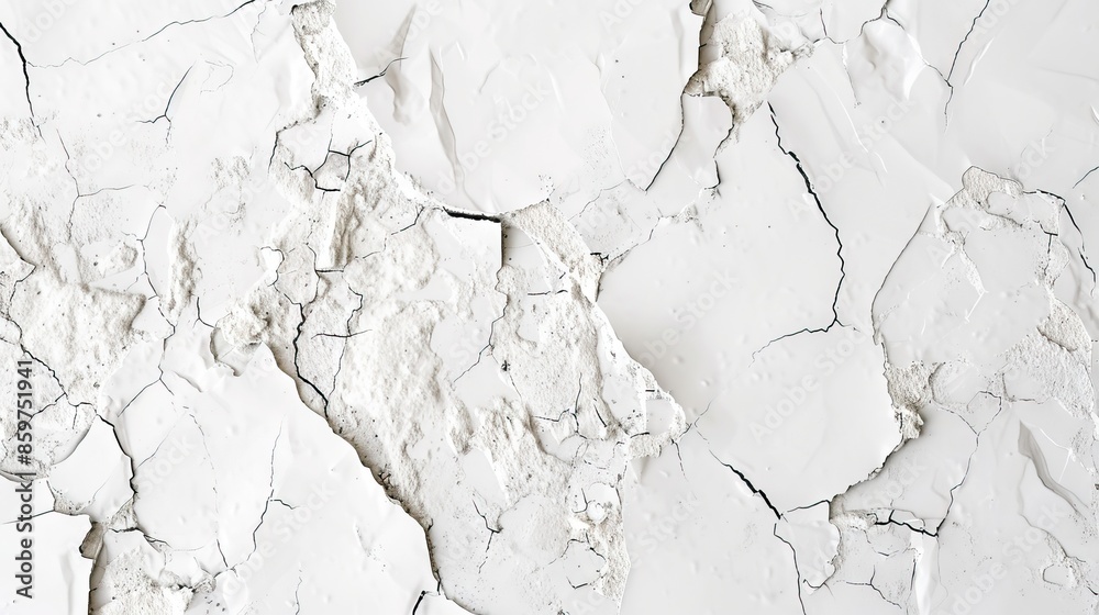 Soil drought cracks texture white background for design. Soil drought cracks texture white background for design.