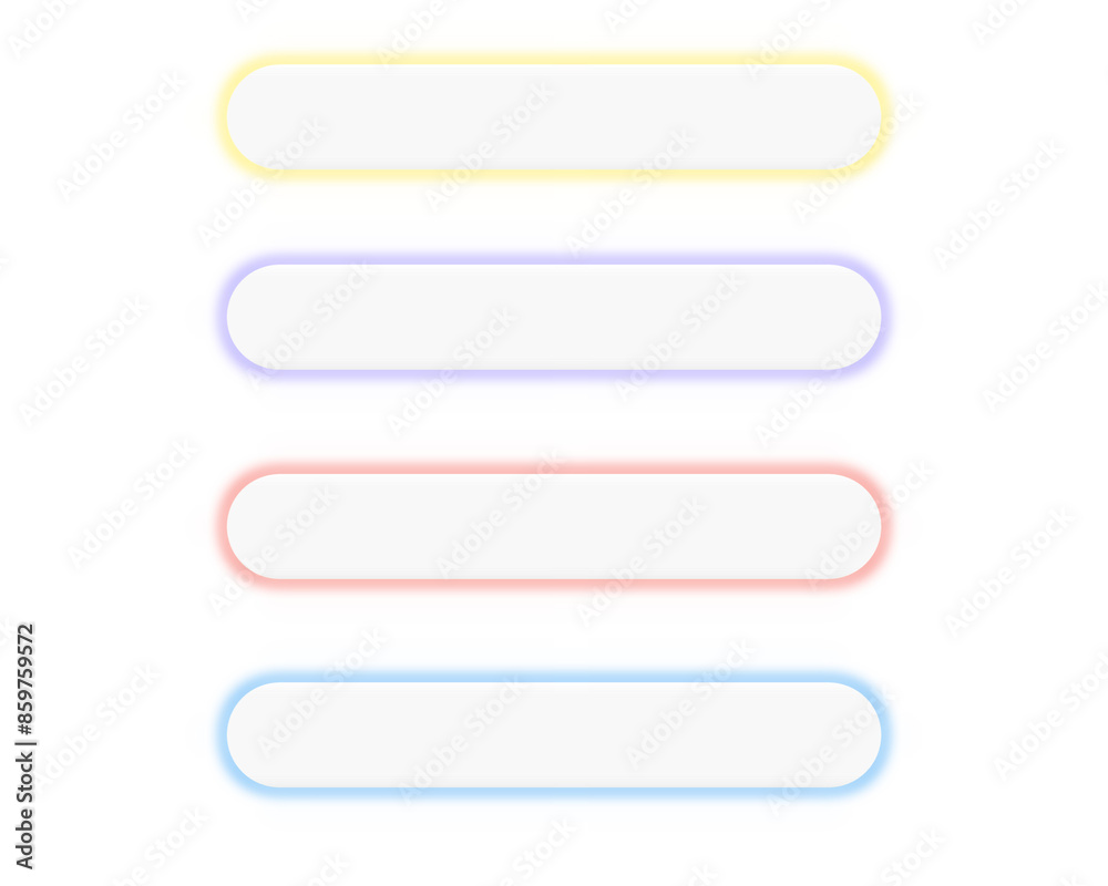 Neon color button. Line rectangle with blur gradient light effect. blurred texture transparent background. Web interface illustration of the internet site report contained in the photo. Neon color button. Line rectangle with blur gradient light effect. blurred texture transparent background. Web interface illustration of the internet site report contained in the photo.