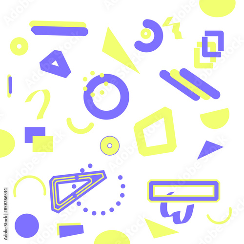 two-color geometric transparent illustration background