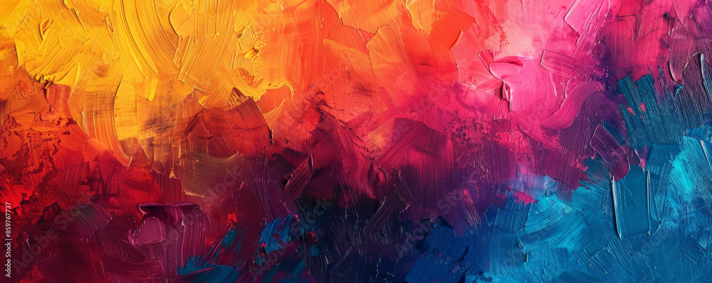 Design art background with a richly textured canvas, bold brushstrokes and vibrant colors creating a dynamic visual interest Design art background with a richly textured canvas, bold brushstrokes and vibrant colors creating a dynamic visual interest