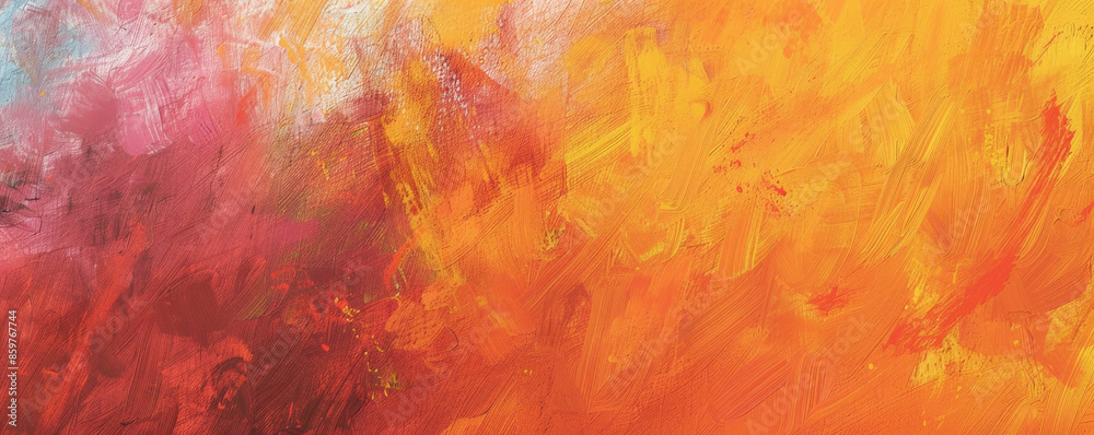 Design art background with a richly textured oil pastel composition, warm colors and bold strokes creating a sense of depth Design art background with a richly textured oil pastel composition, warm colors and bold strokes creating a sense of depth