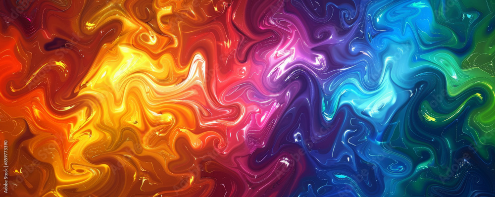 Pride LGBT background with a digital art style of rainbow-colored swirls and twirls, dynamic and fluid Pride LGBT background with a digital art style of rainbow-colored swirls and twirls, dynamic and fluid