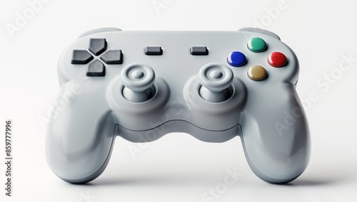 Gaming Controller with Colorful Buttons