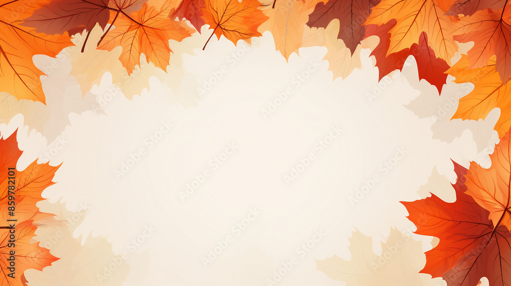 Fototapeta premium autumn leaves background
