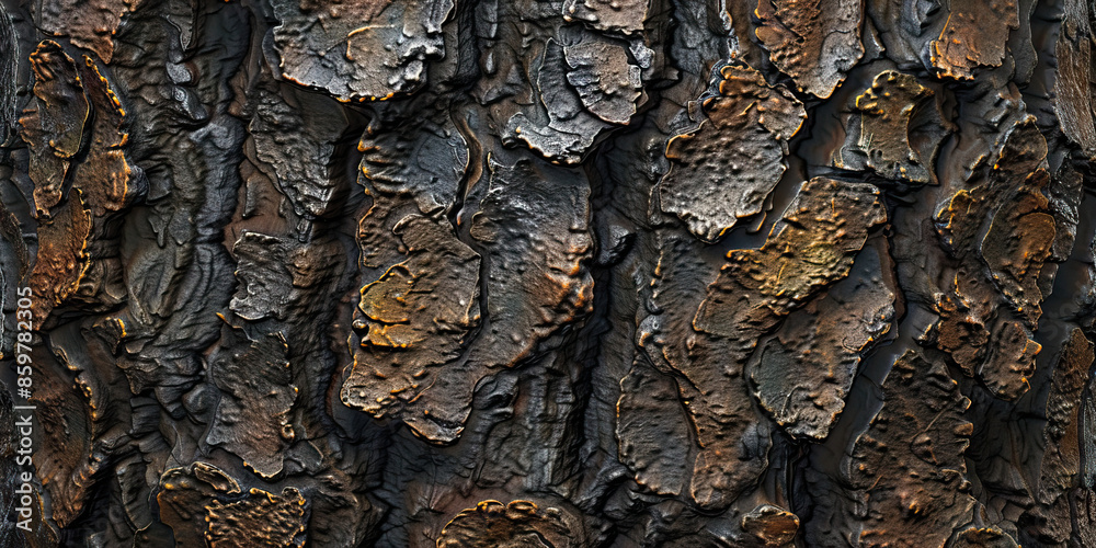 Rugged Bark: Close-Up Texture of Tree Bark, highlighting Natural Patterns and Textural Variations Rugged Bark: Close-Up Texture of Tree Bark, highlighting Natural Patterns and Textural Variations
