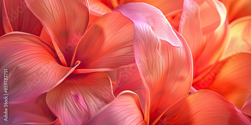 Velvety Petals: Close-Up Texture of Flower Petals, showcasing Softness and Petal Structure.