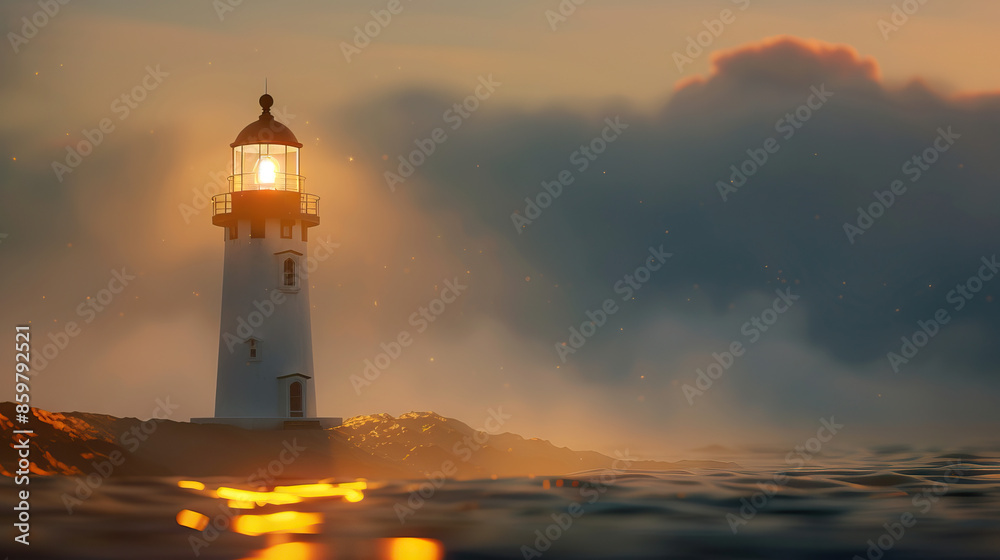 Peace is the beacon of light in times of darkness: Depict a lighthouse shining its light, symbolizing the hope and guidance that peace provides in difficult times. Peace is the beacon of light in times of darkness: Depict a lighthouse shining its light, symbolizing the hope and guidance that peace provides in difficult times.