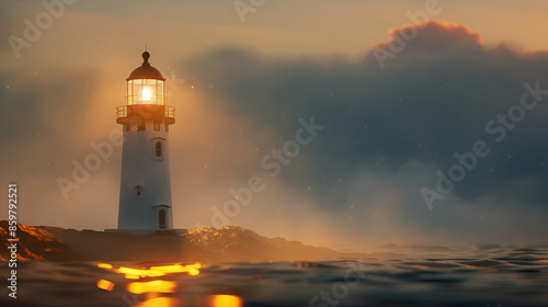 Wallpaper Mural Peace is the beacon of light in times of darkness: Depict a lighthouse shining its light, symbolizing the hope and guidance that peace provides in difficult times. Torontodigital.ca